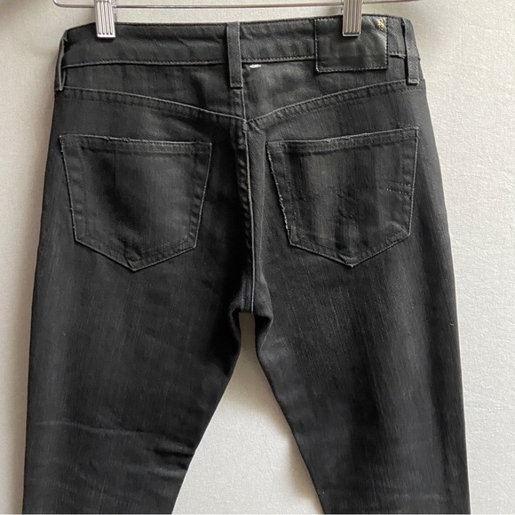 R13 Alison Cropped Made In Italy Japanese Dark Denim Jeans Sz 25 - Picture 9 of 15